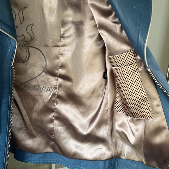 Schyia Leather Jacket size 36 - Picture 10 of 14